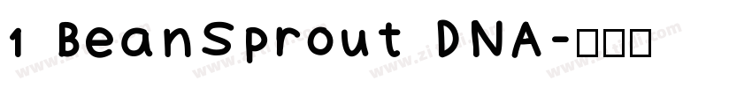 1 BeanSprout DNA字体转换